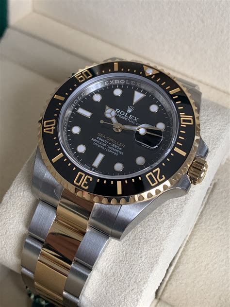 rolex sea dweller rose gold price|rolex sea dweller in stock.